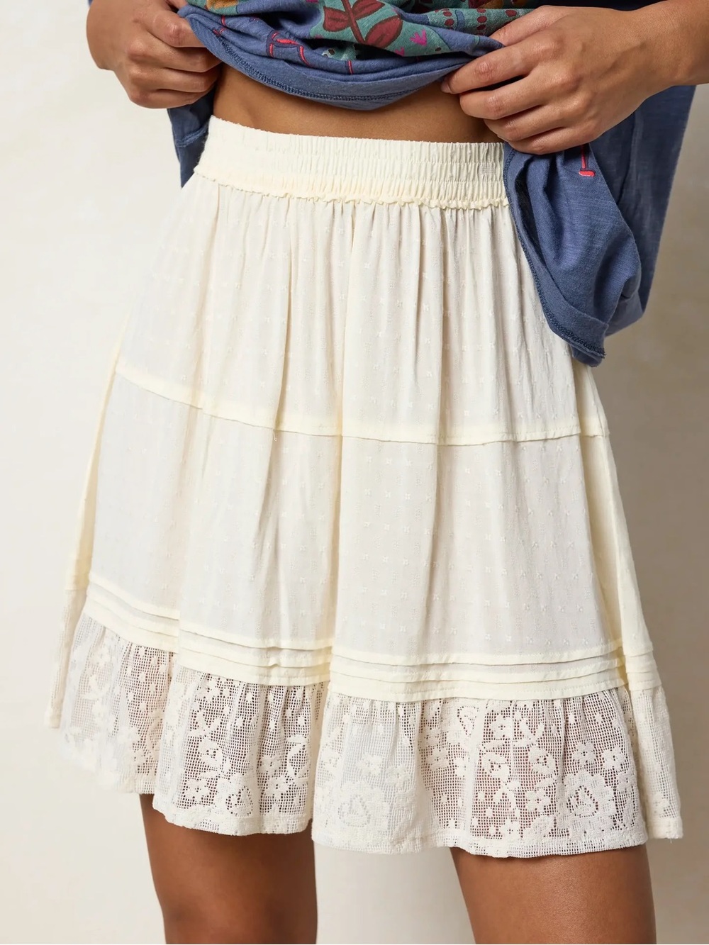 Natural Life Garden Slip Skirt - Ivory - XS Convertible Skirt NWT NEW WITH TAGS